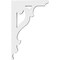 Ekena Millwork Brontes Architectural Grade PVC Bracket, 5/8"W X 5"D X 8"H BKTP01X05X08BR - alternate 2
